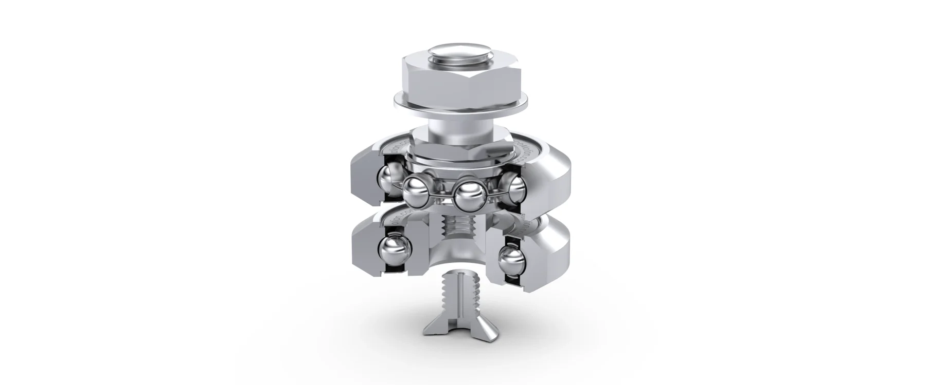 SL2 Stainless Steel Linear Guide Extreme Temperature and Vacuum Bearing