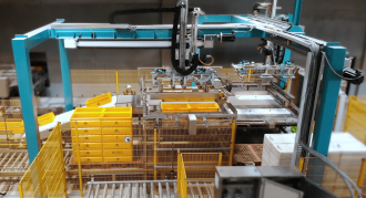HepcoMotion - Fishing Container Stacking Application