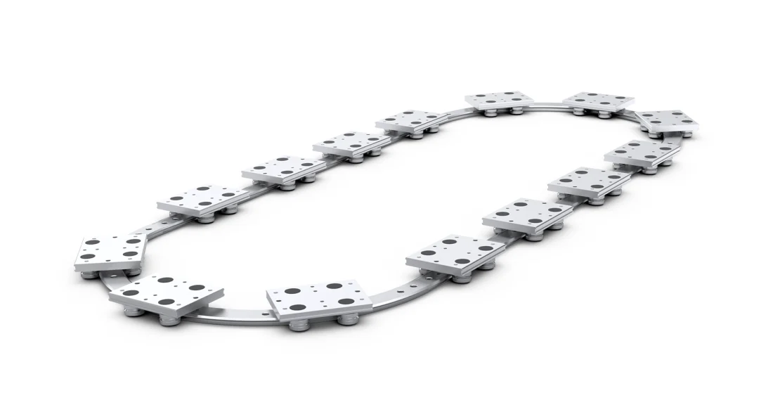 Curved Rails and Track System Components